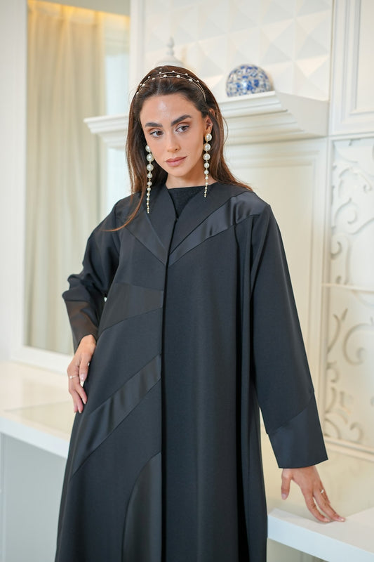 Classic Nida Abaya — Black